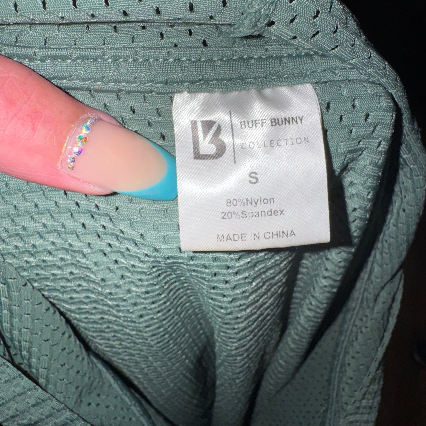 BuffBunny mesh zip up performance jacket