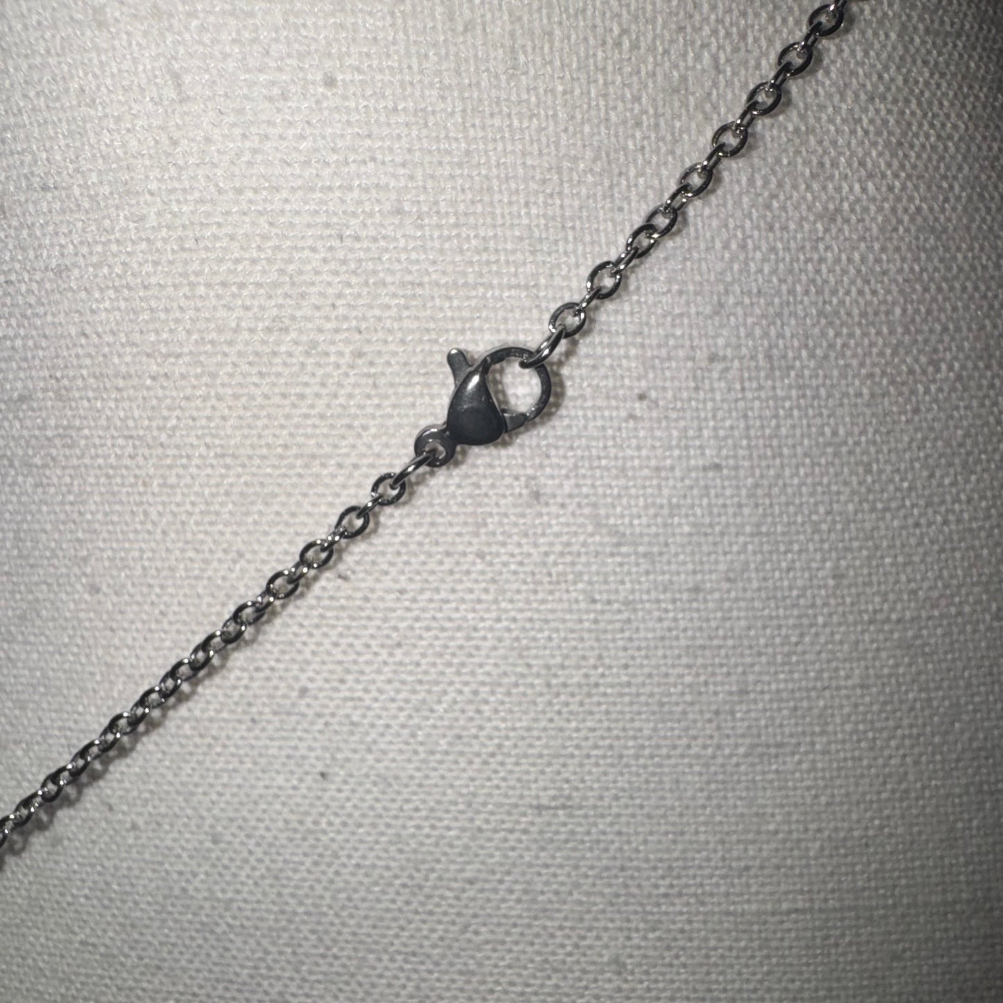 Bubble heart dolphin necklace