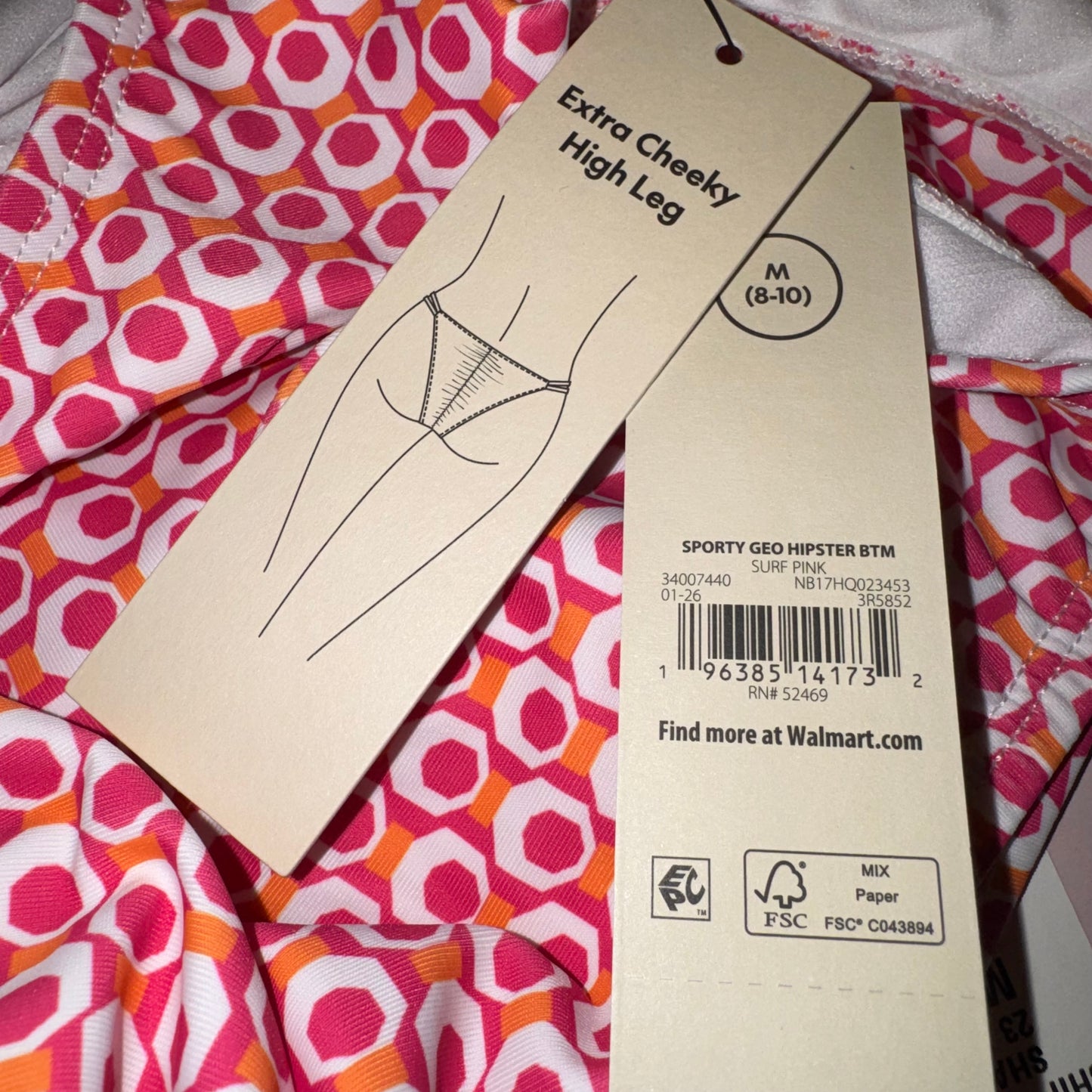 Geo Jam bikini bottoms