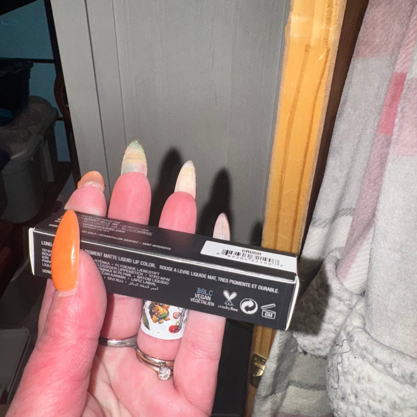 Liquid lipstick in crush travel size