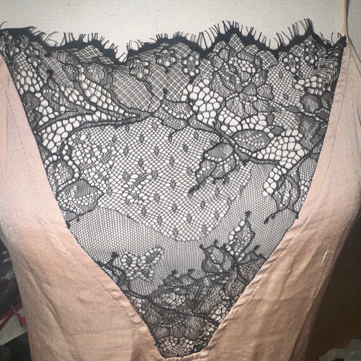 Satin strappy back top