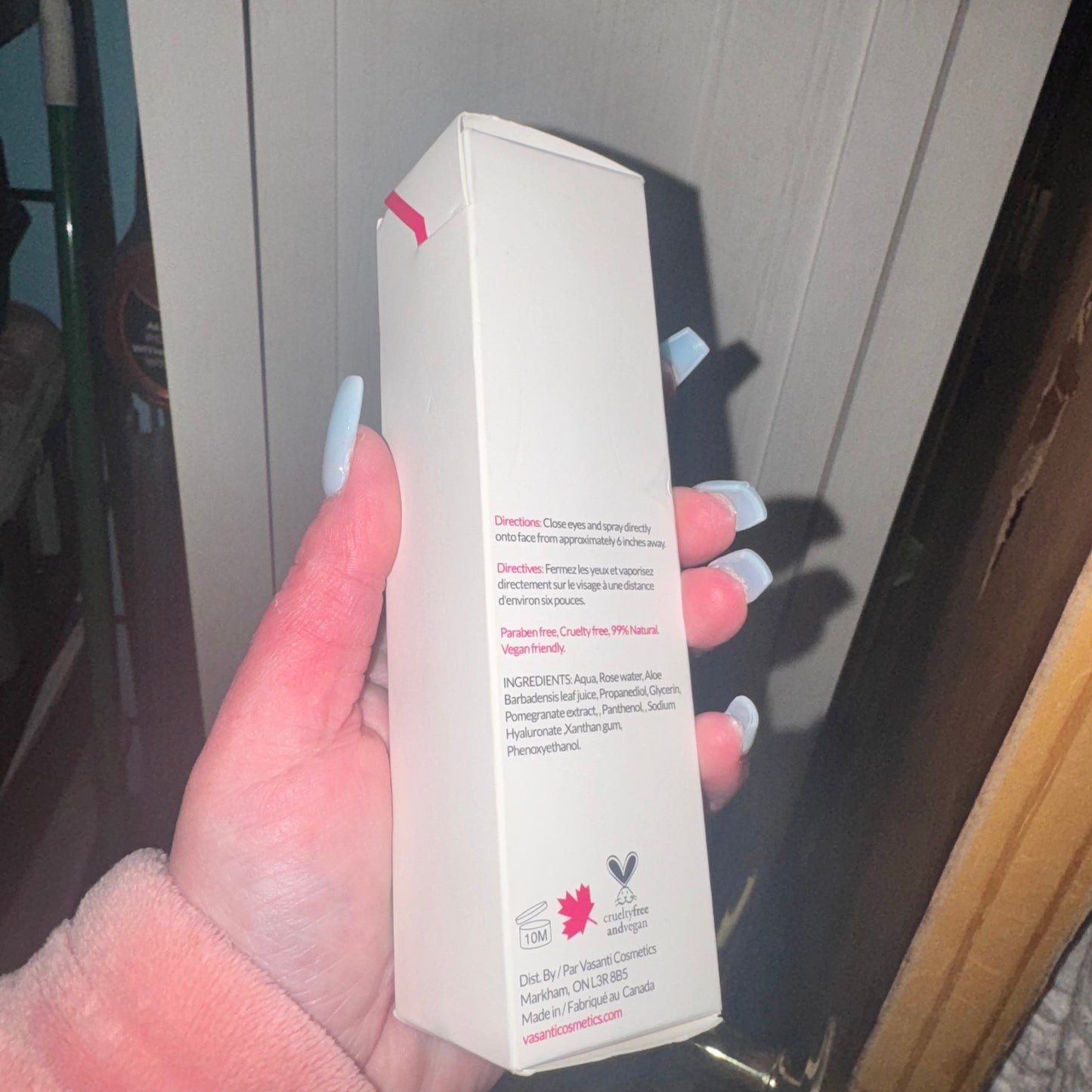 Toner + refresher spray