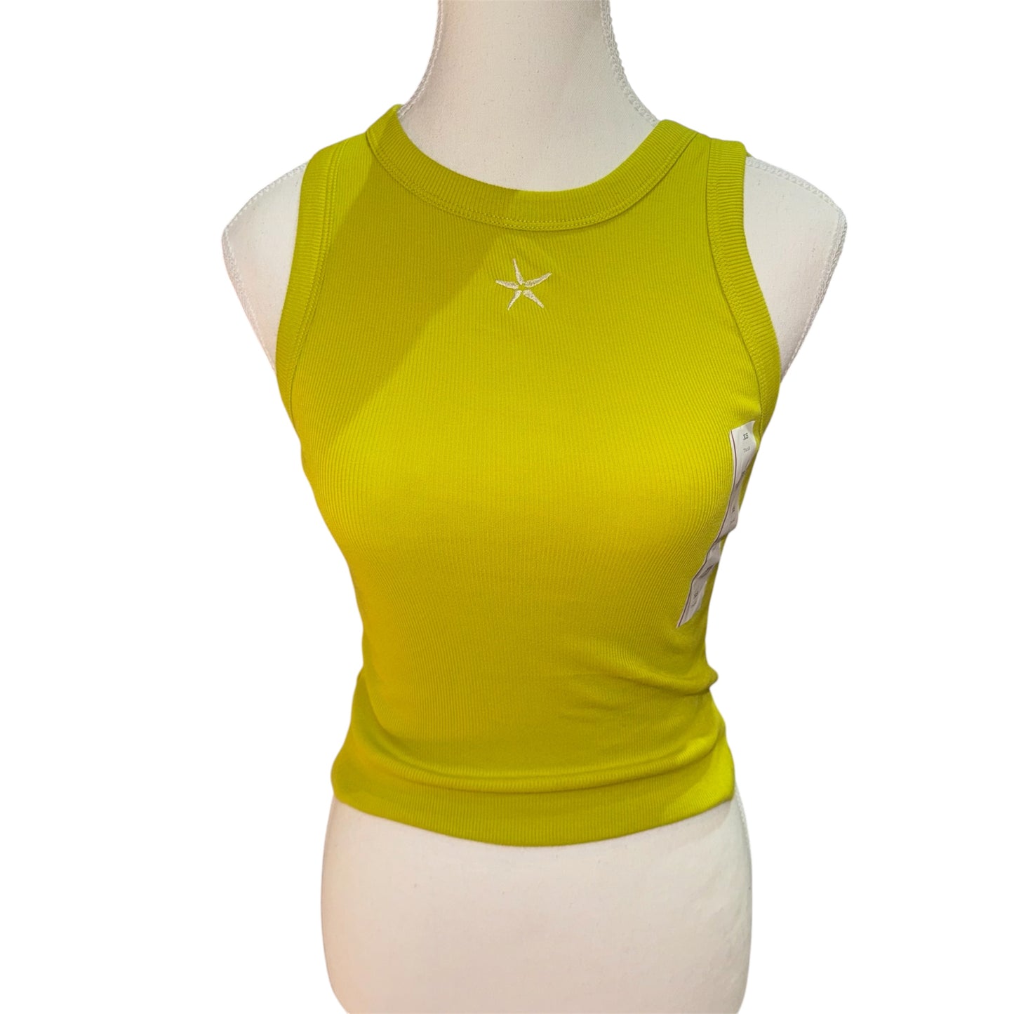 Starfish detail ribbed tank top