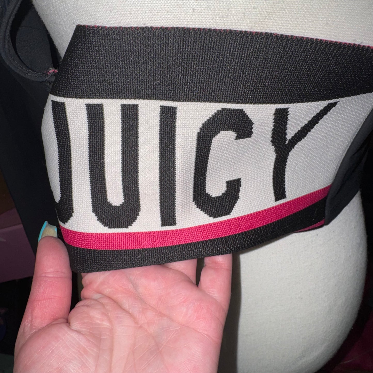 Juicy couture cut out back raglan top