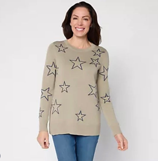 Sketchy shining star sweater