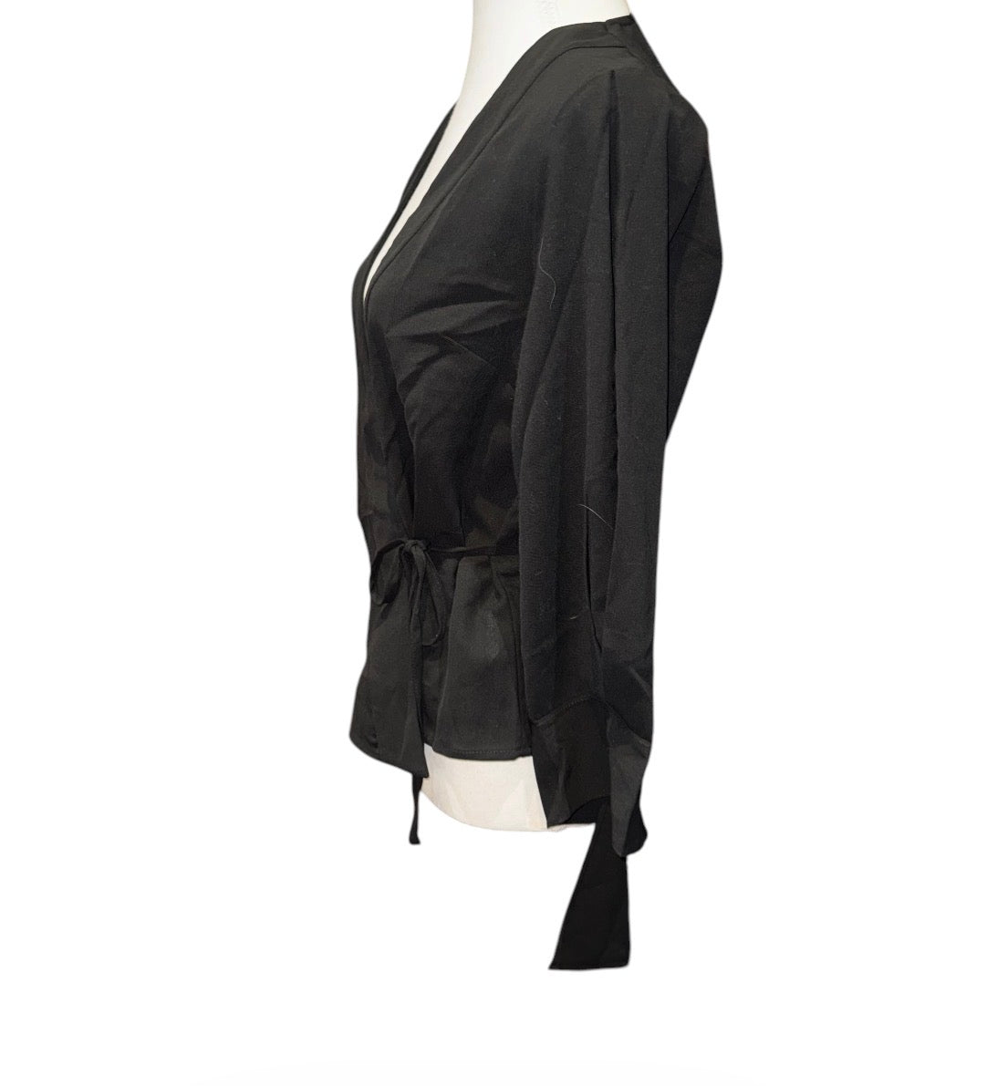 Wilena statement sleeve wrap top