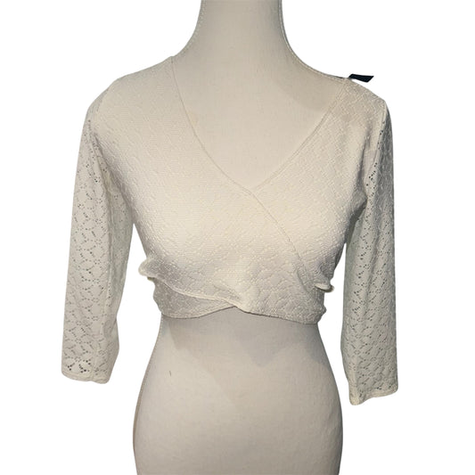 Hollister crop wrap top