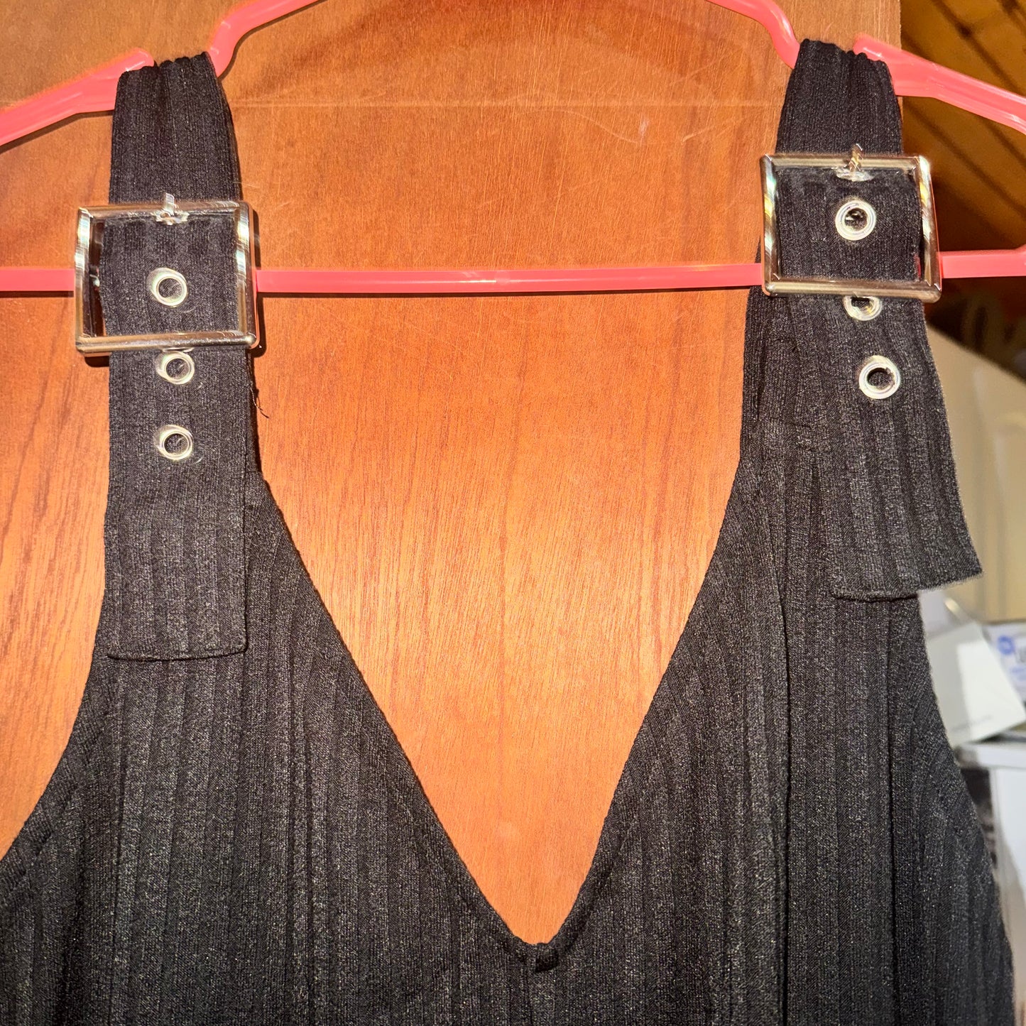 Ribbed knit jumpsuit