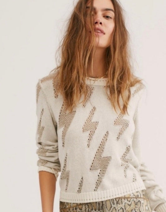 Lightning bolt sweater