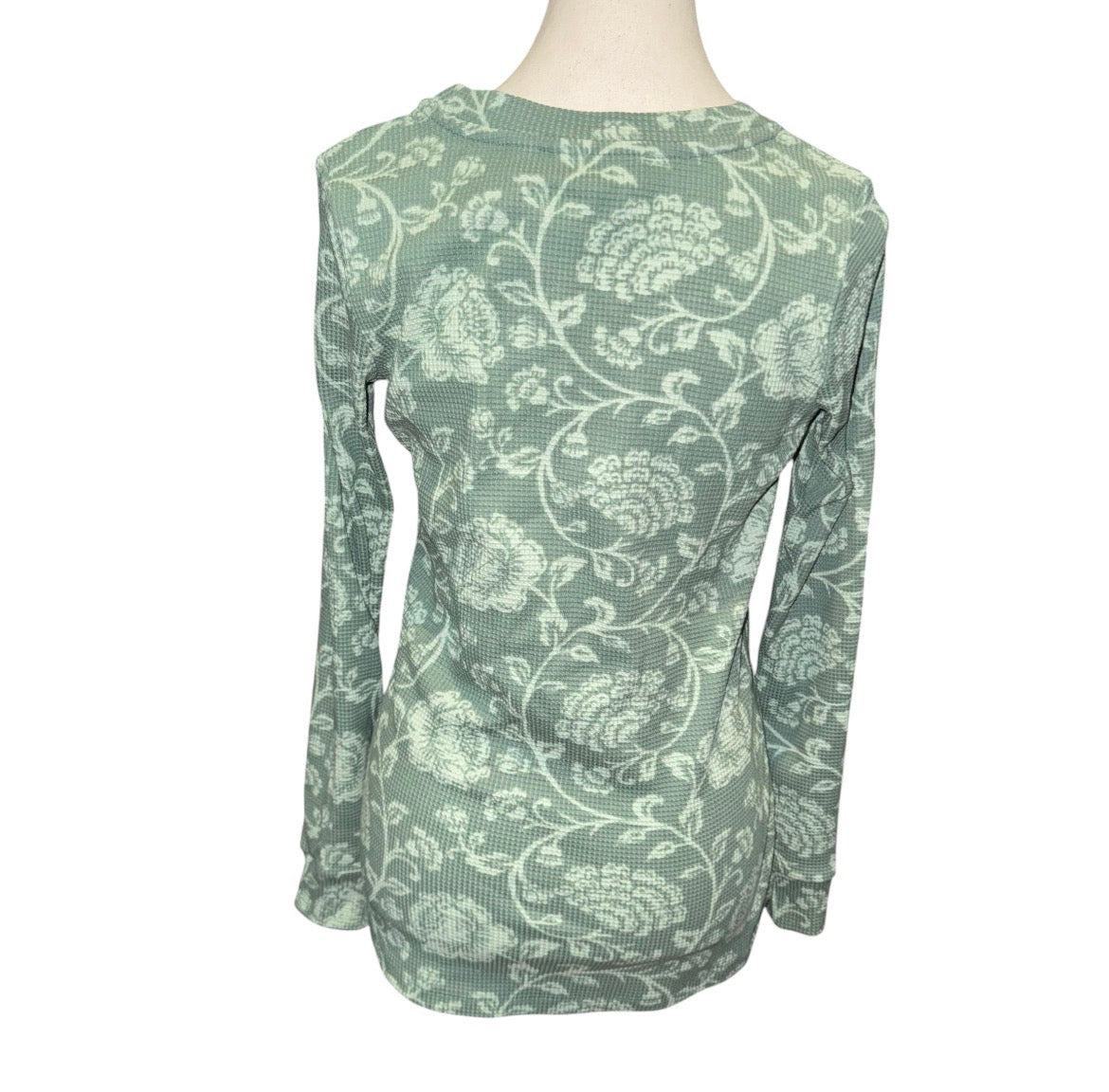 Floral waffle knit top - 2 colors