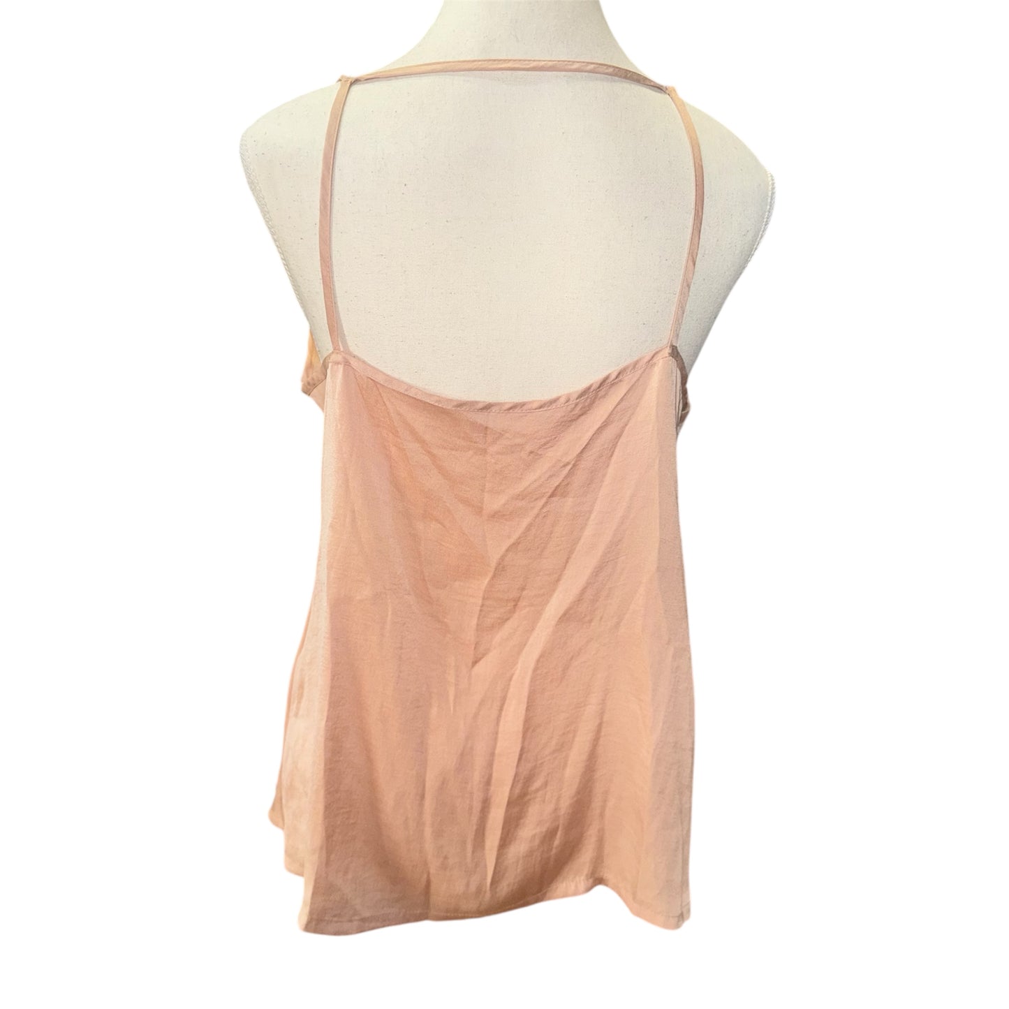 Satin strappy back top