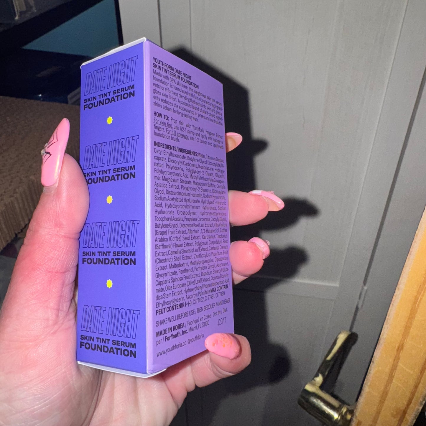Skin tint serum foundation