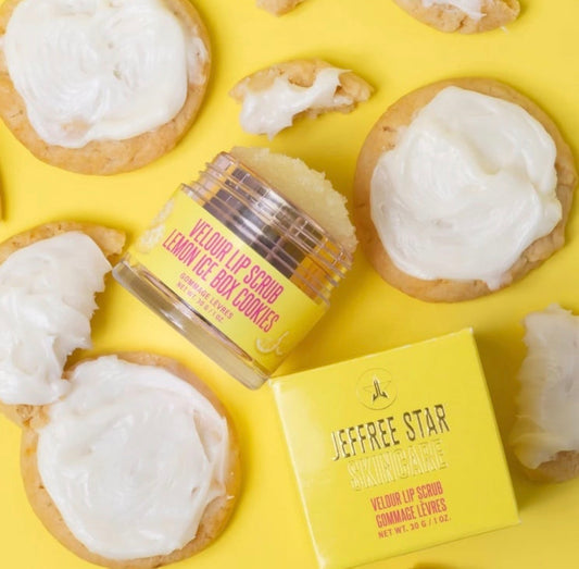 Velour lip scrub - lemon ice box cookies