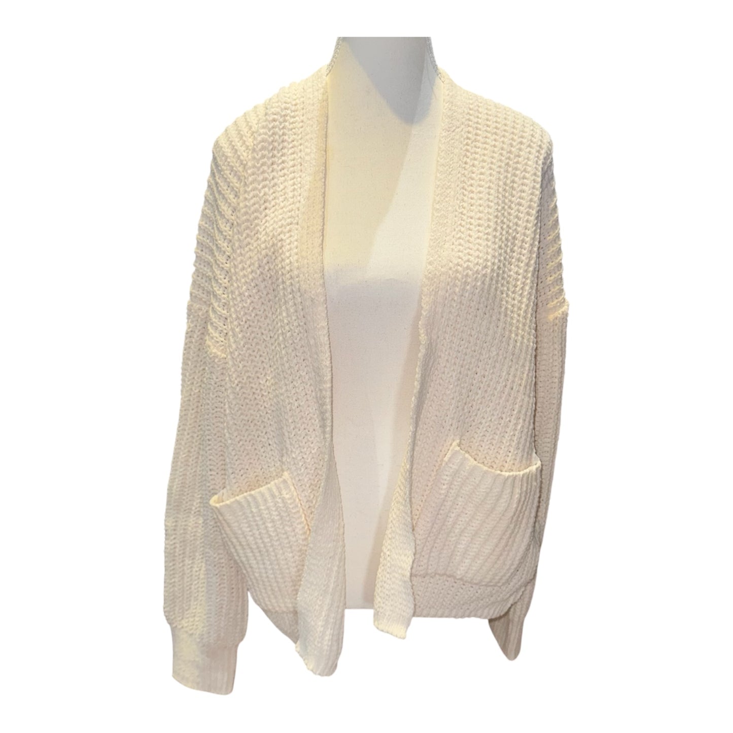 Soft open front cardigan