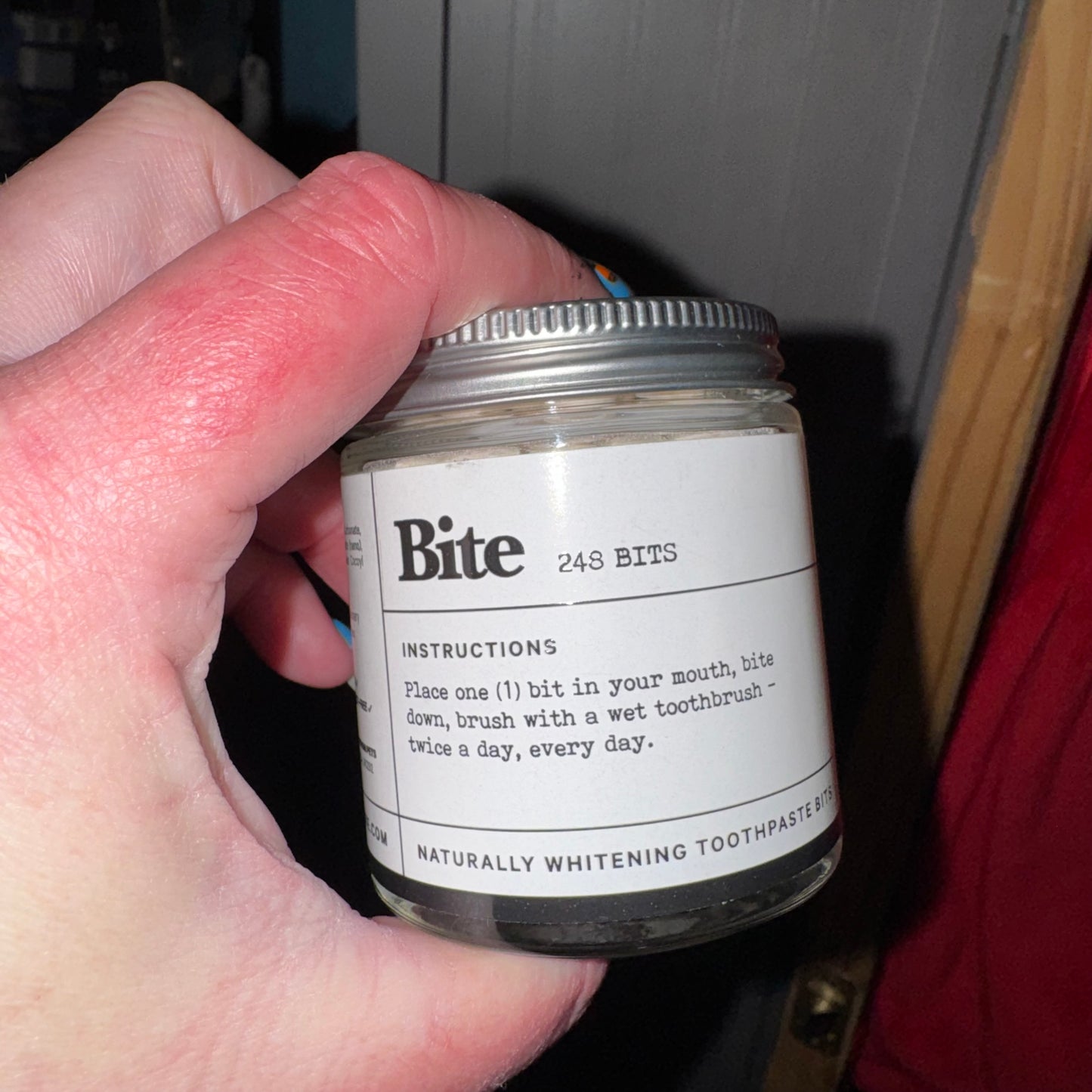 Bite toothpaste bits & bamboo toothbrush