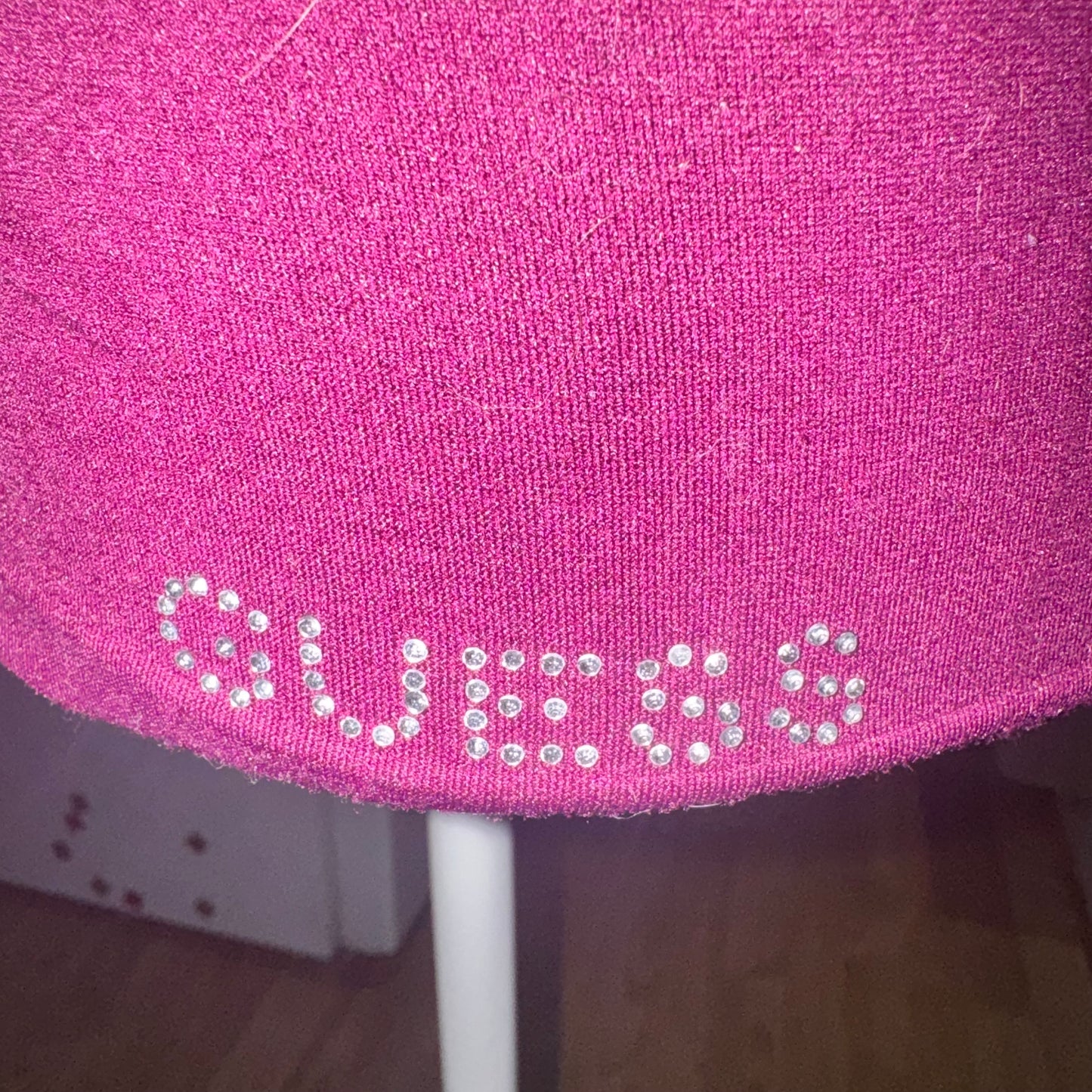 Rhinestone logo cami