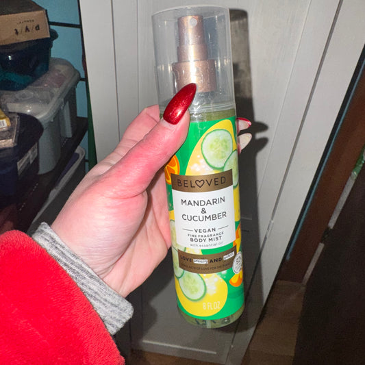 Beloved mandarin & cucumber body mist