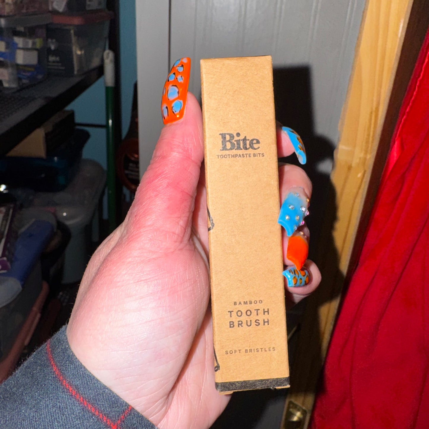 Bite toothpaste bits & bamboo toothbrush