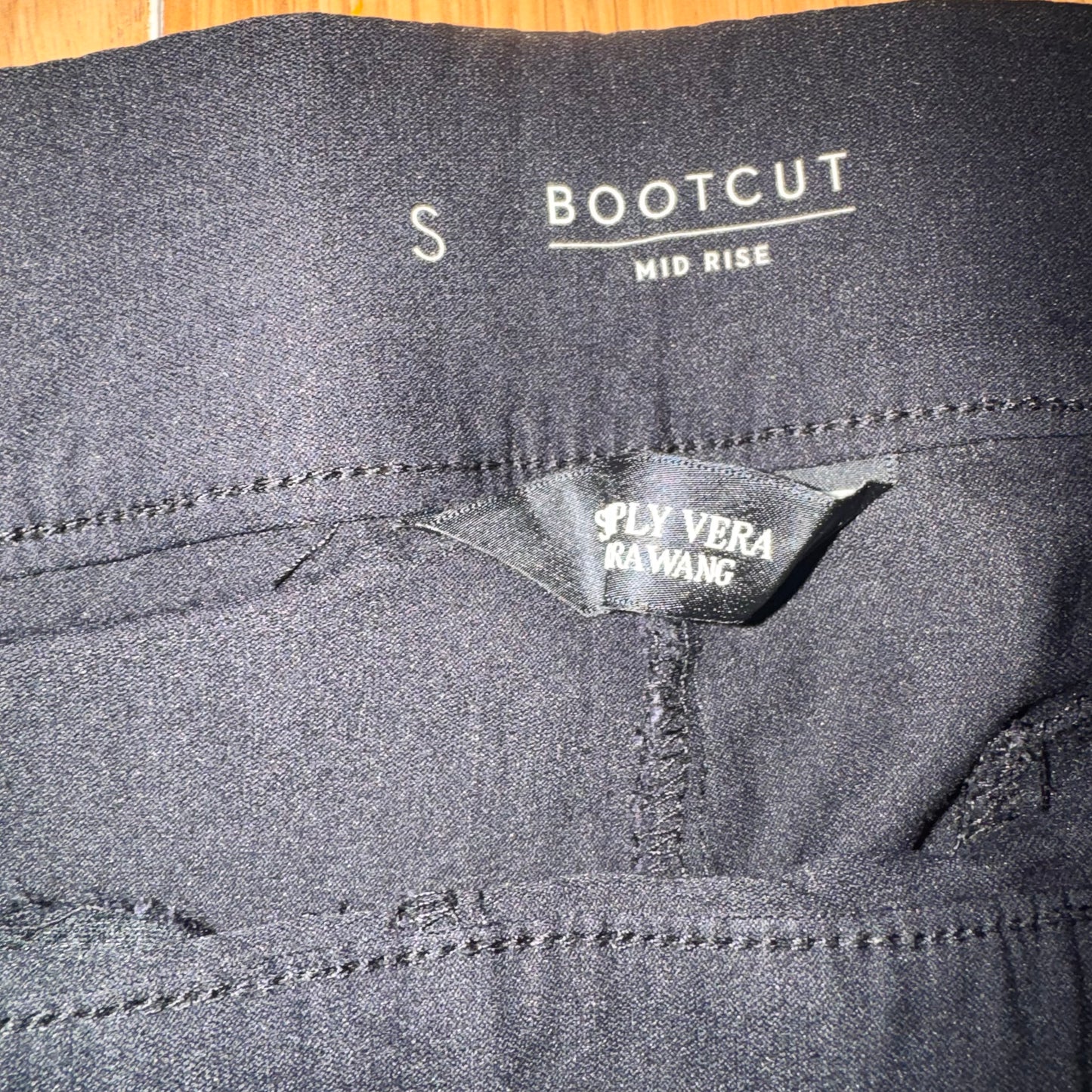 Mid rise bootcut pants