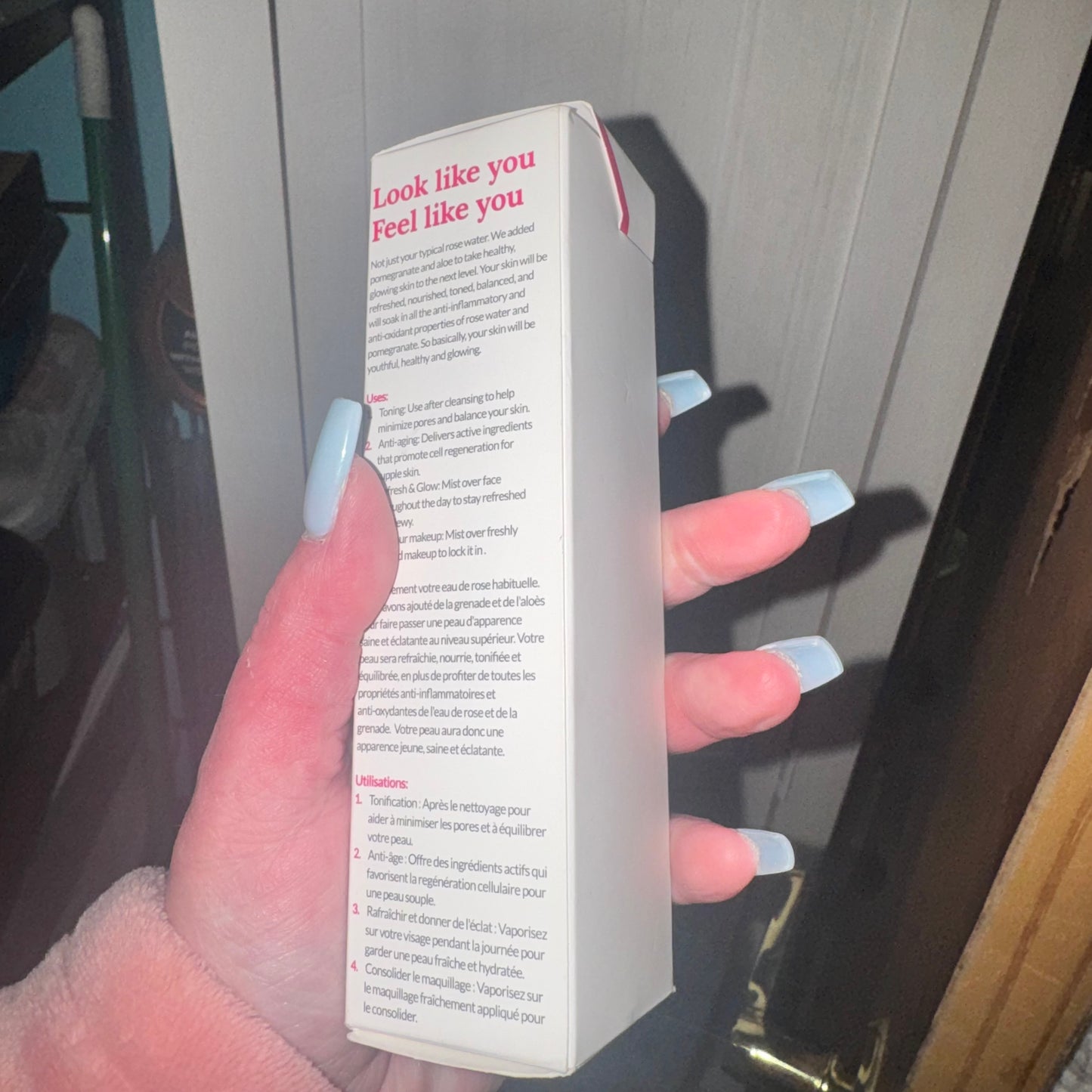 Toner + refresher spray