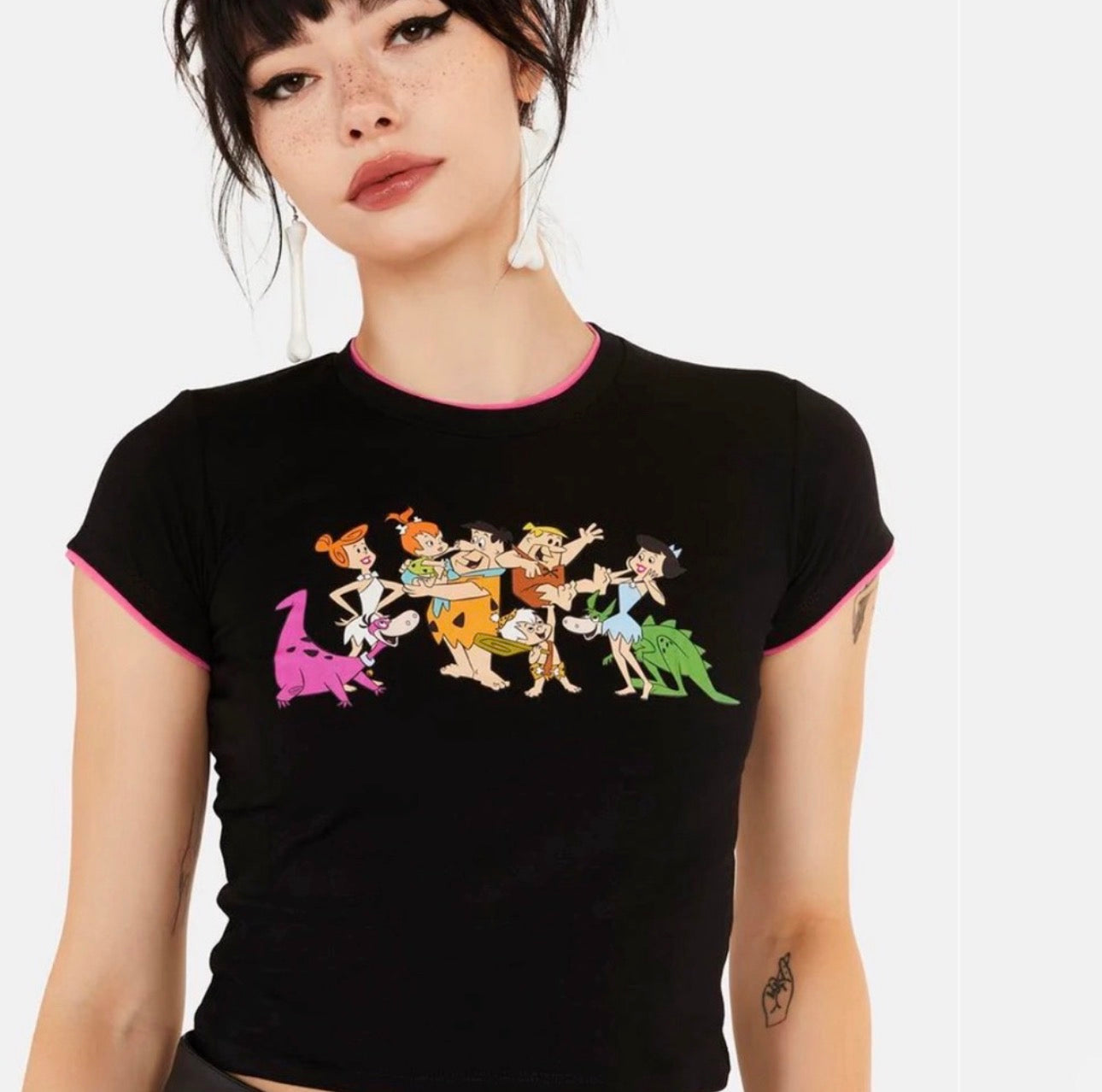 Welcome to bedrock crop top