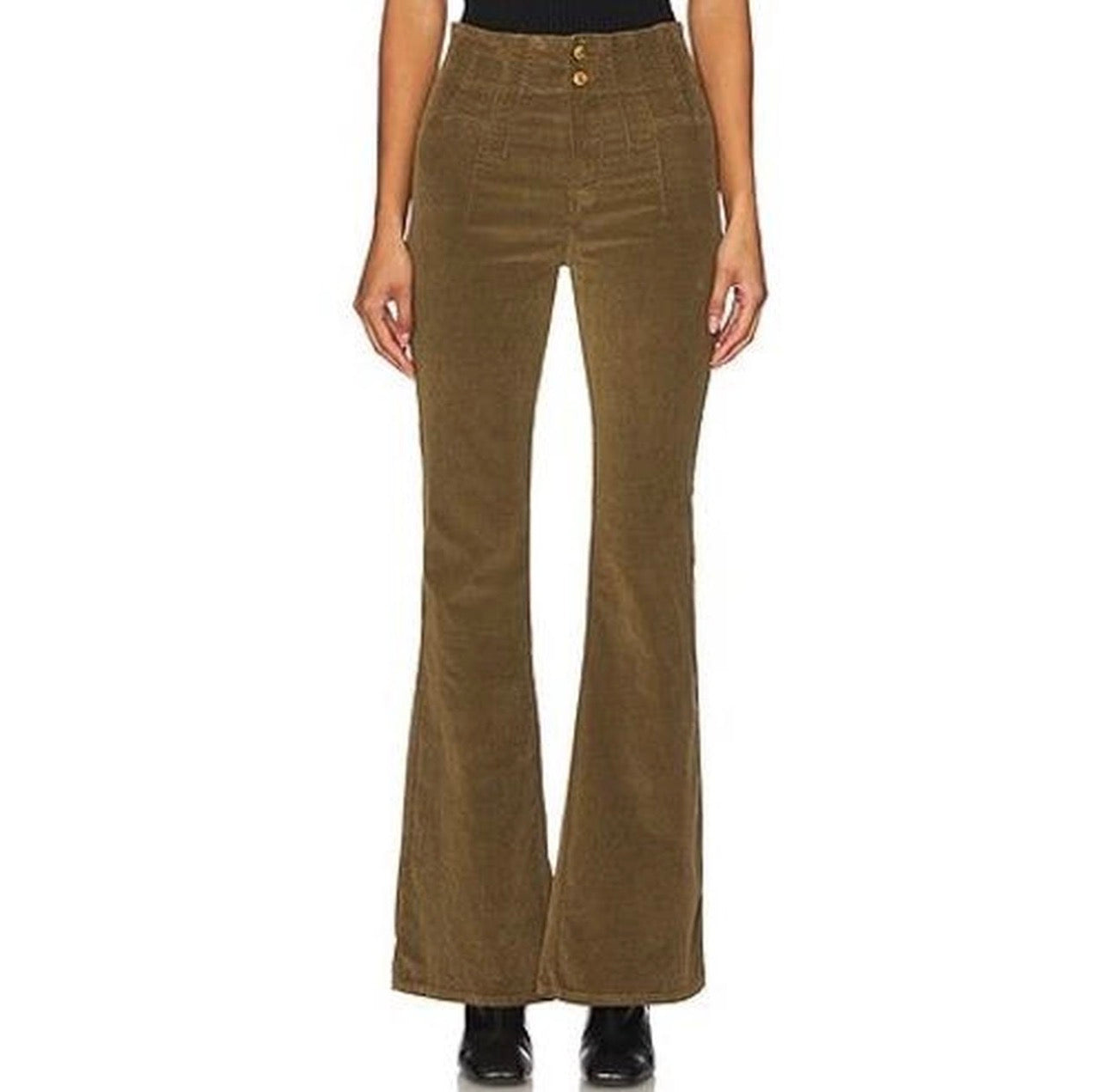 Jayde cord high rise flares