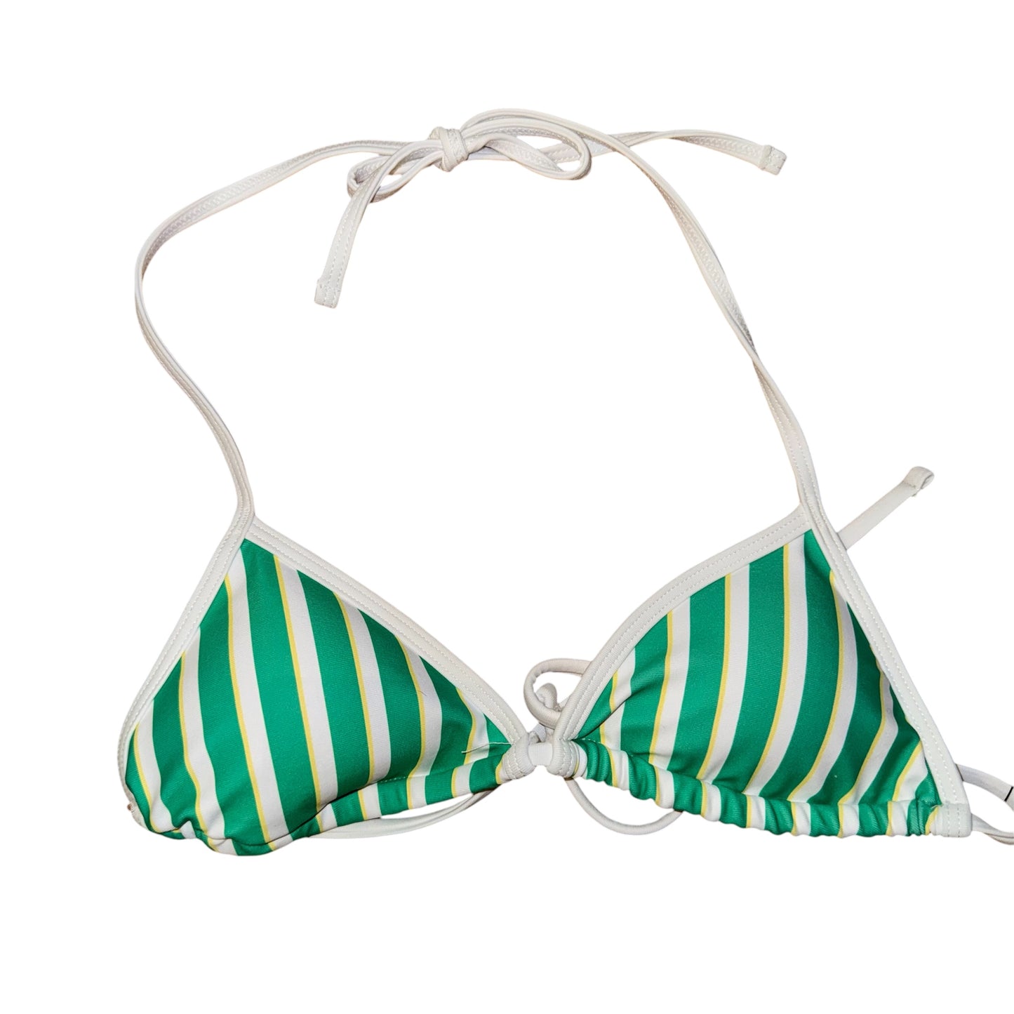 Sporty stripe bikini set
