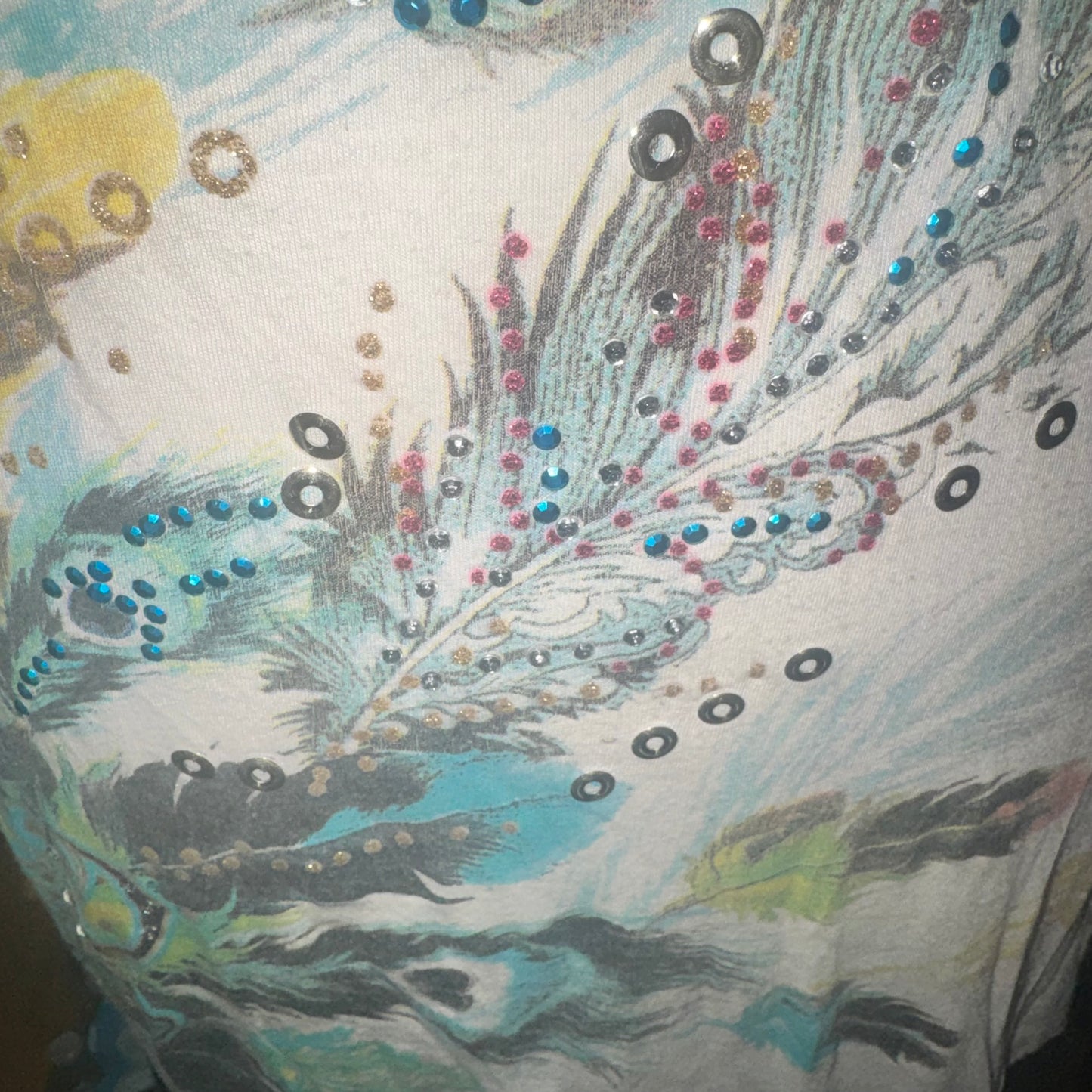 Vintage rhinestone tank top