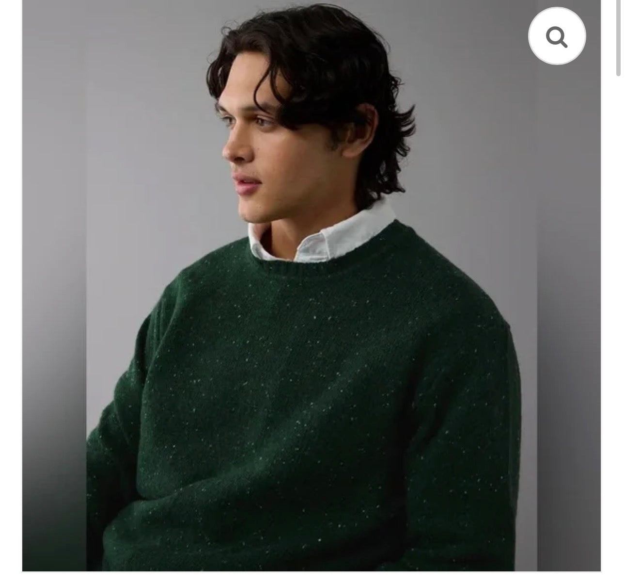Men’s anerican eagle ribbed crew neck sweater