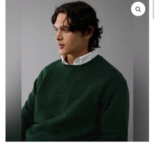 Men’s anerican eagle ribbed crew neck sweater