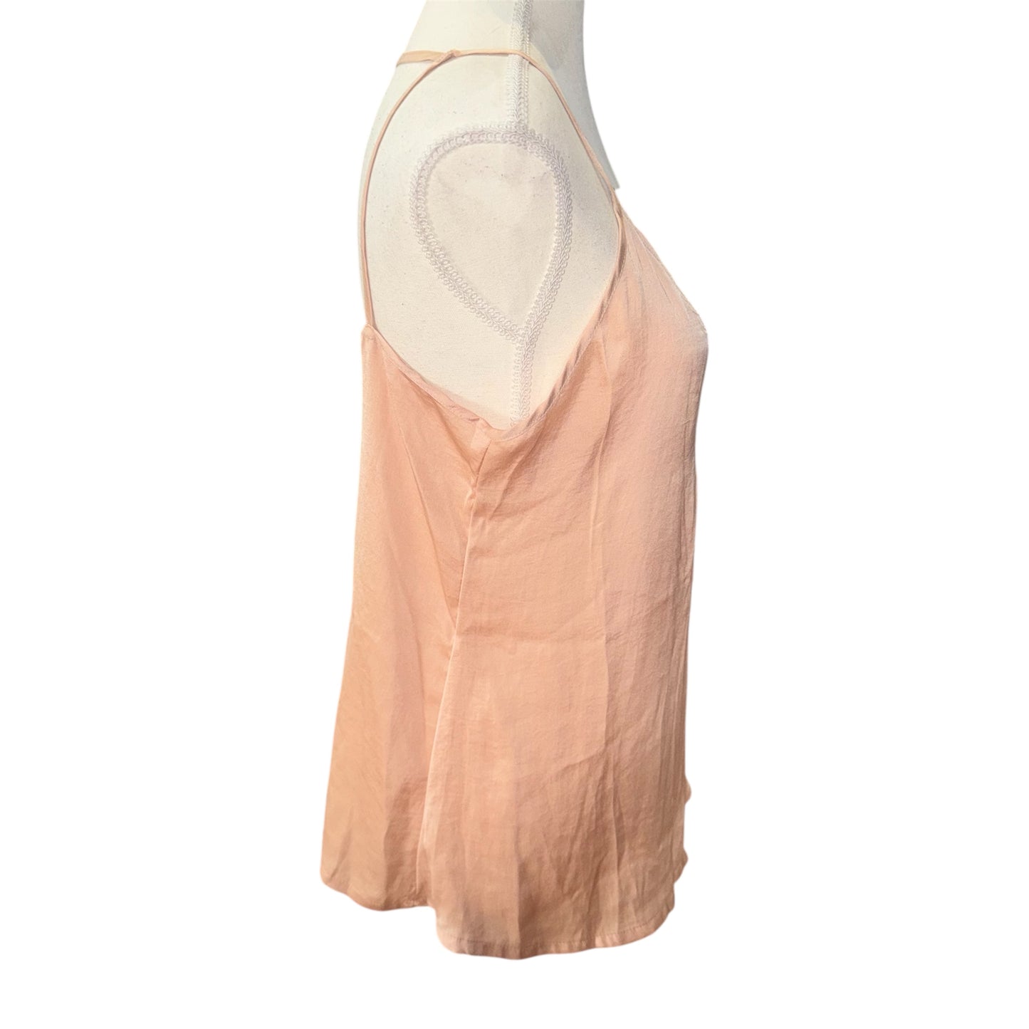 Satin strappy back top
