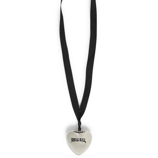 Puffy heart necklace