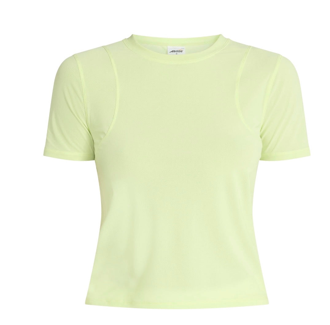 Limestone mesh tee