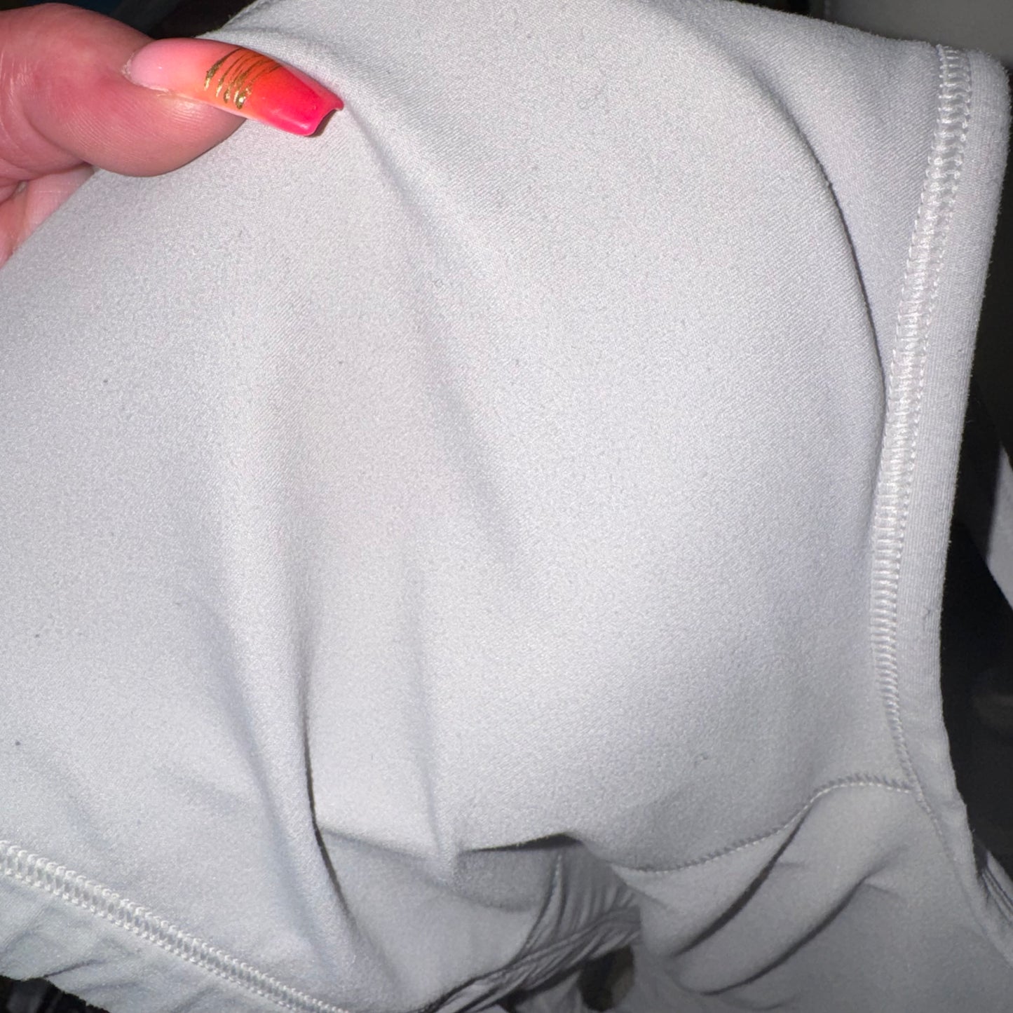 Ruched sports bra