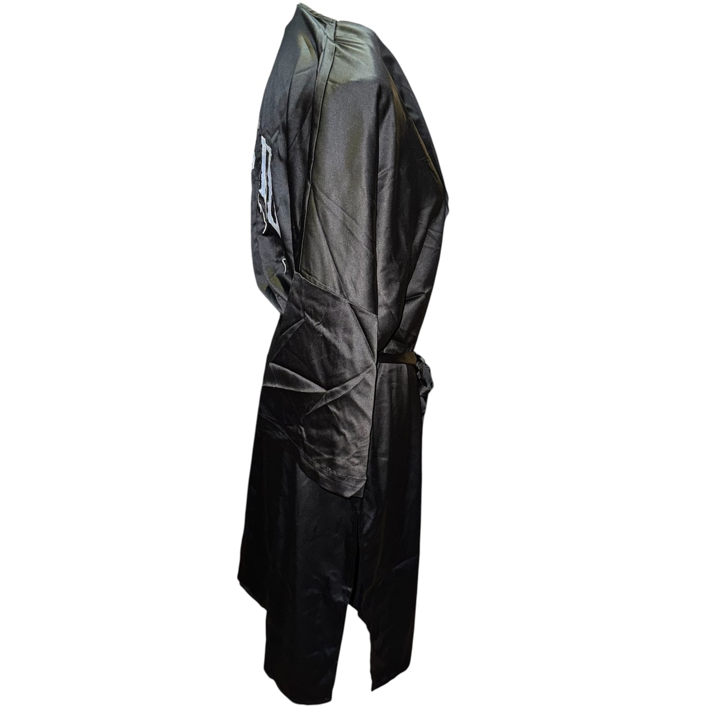 Logo satin robe