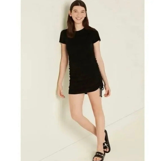 PINK Victoria’s Secret Terry ruched mini dress