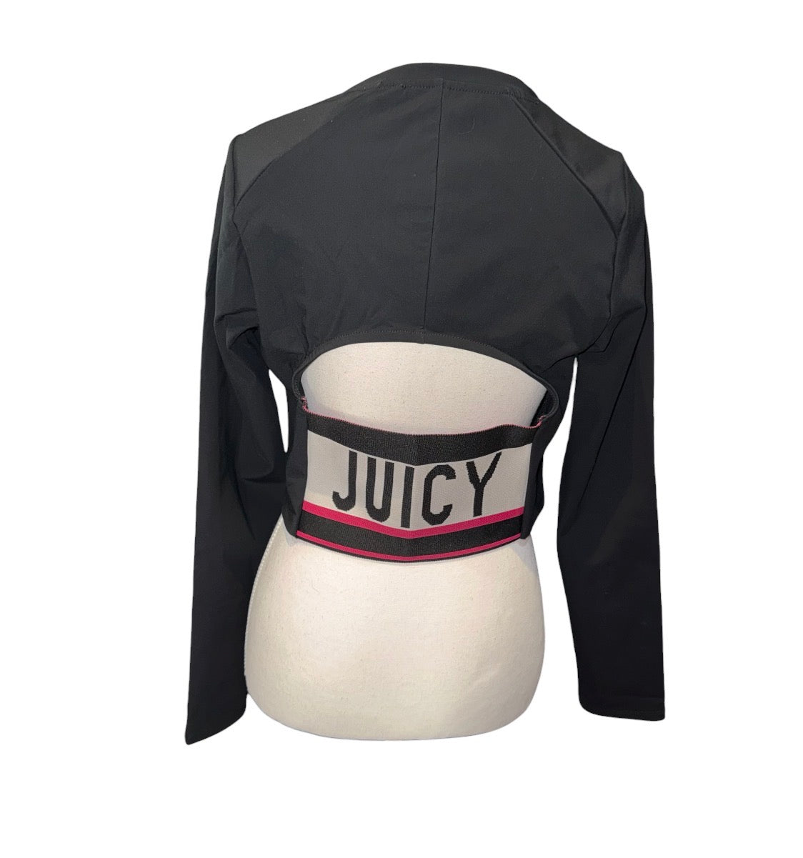 Juicy couture cut out back raglan top