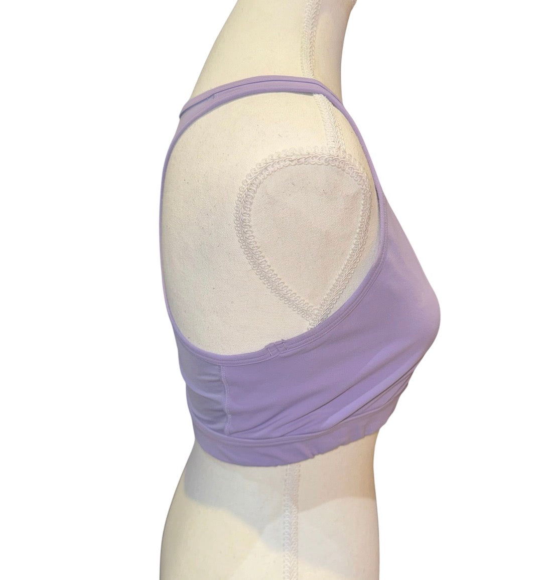 Mesh twist sports bra