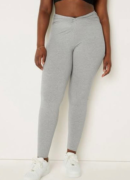 Cotton twist waist leggings
