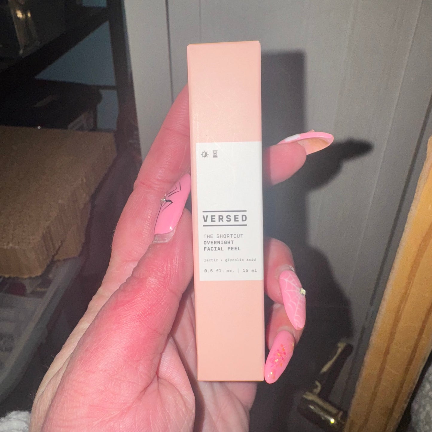 Overnight facial peel