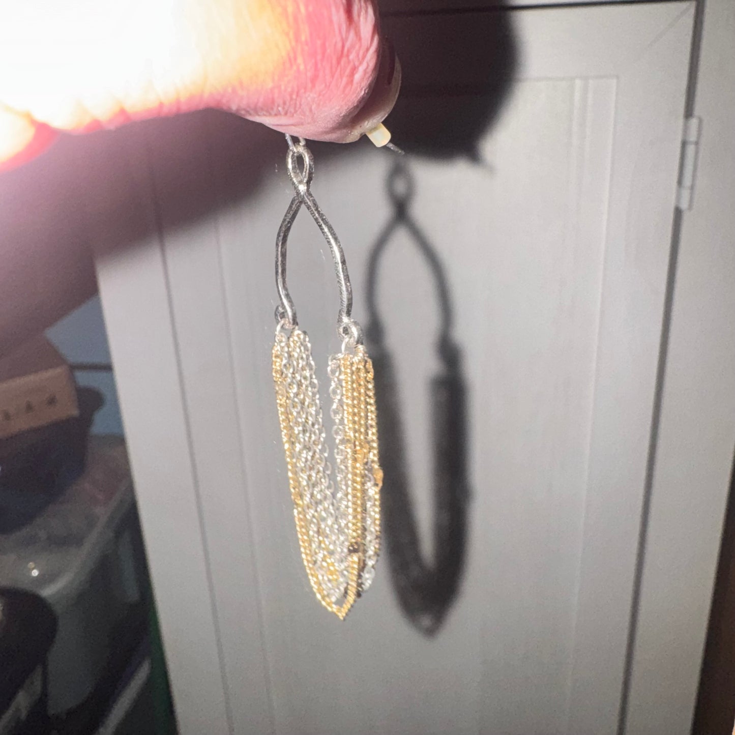 Vintage Avon fringe dangle earrings