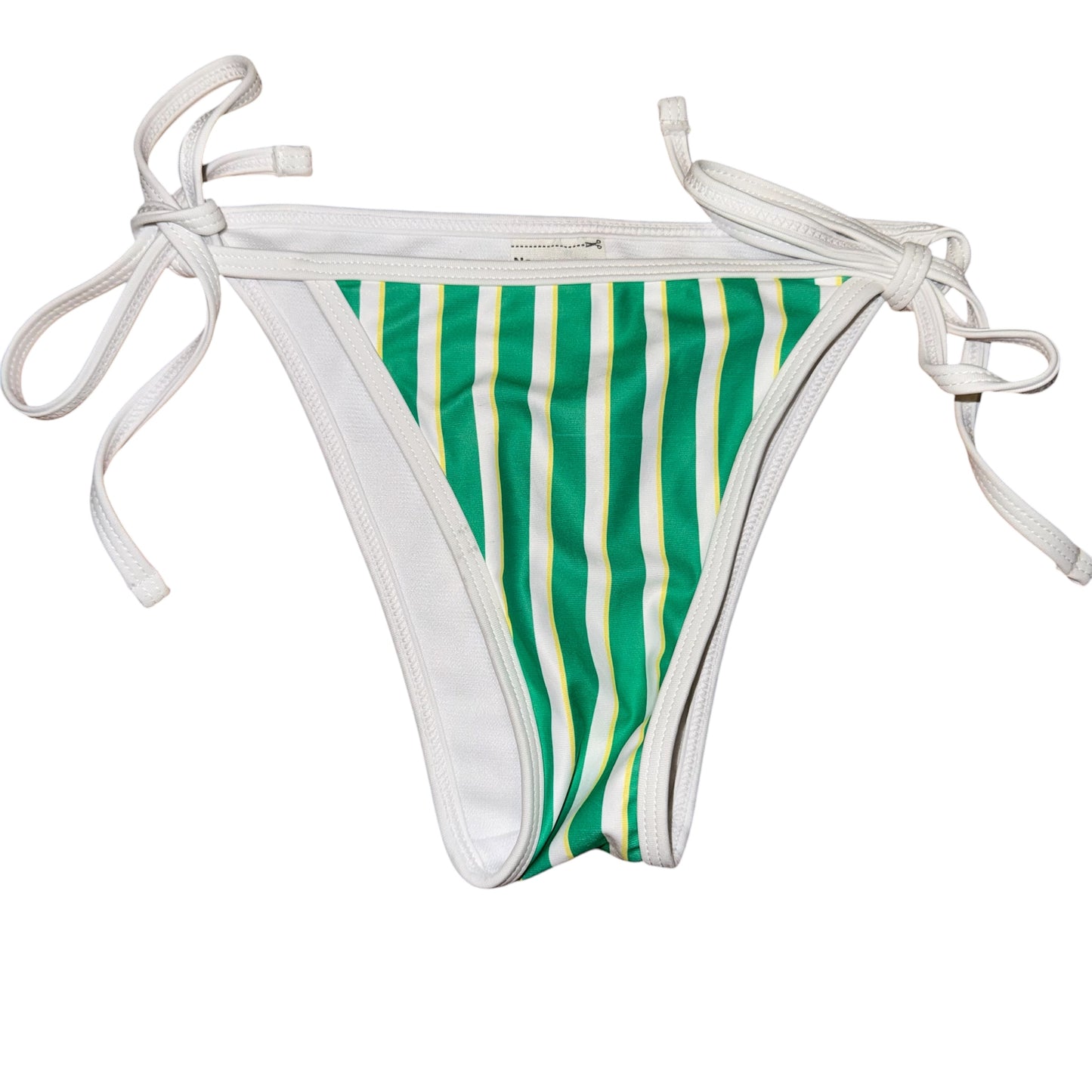 Sporty stripe bikini set