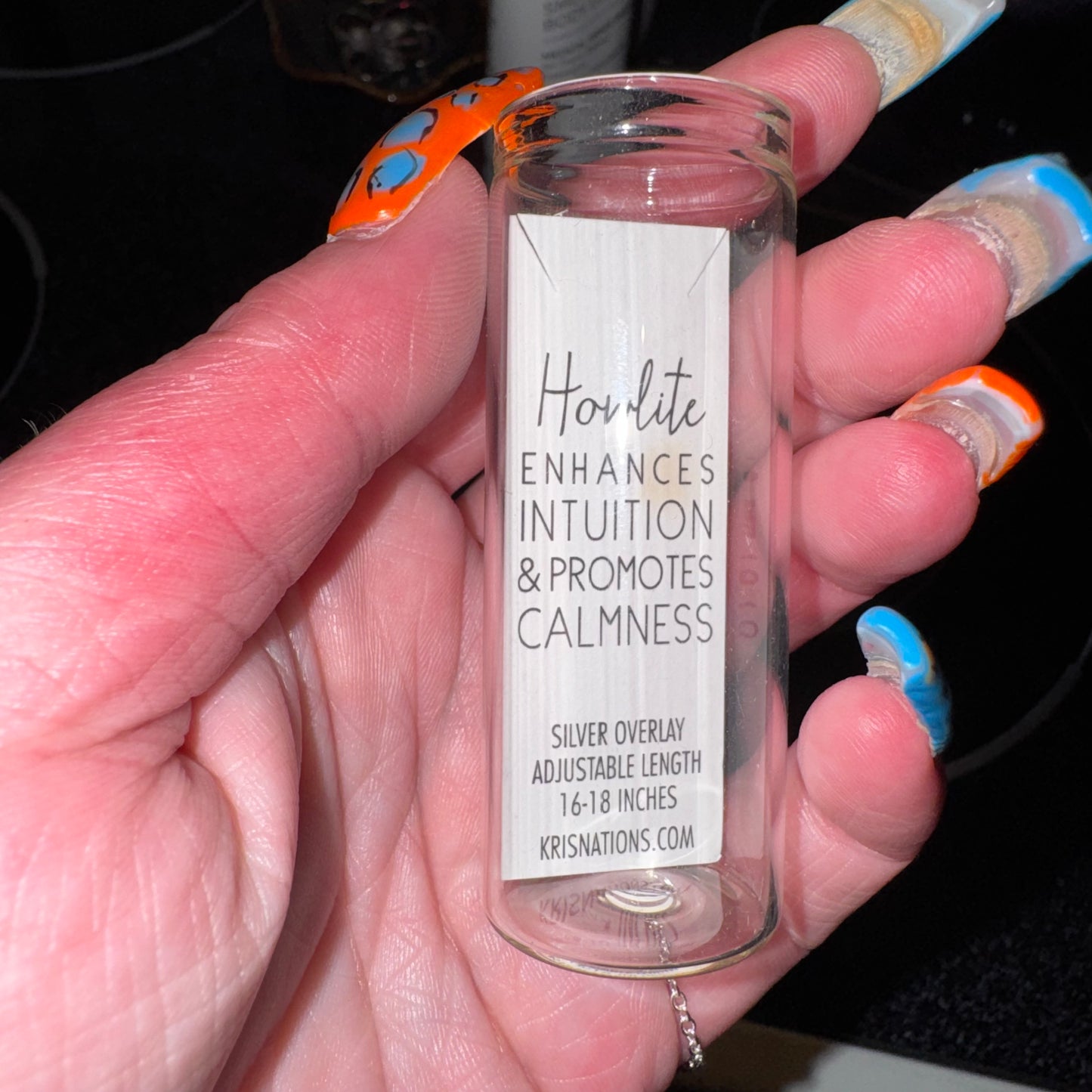 Howlite necklace