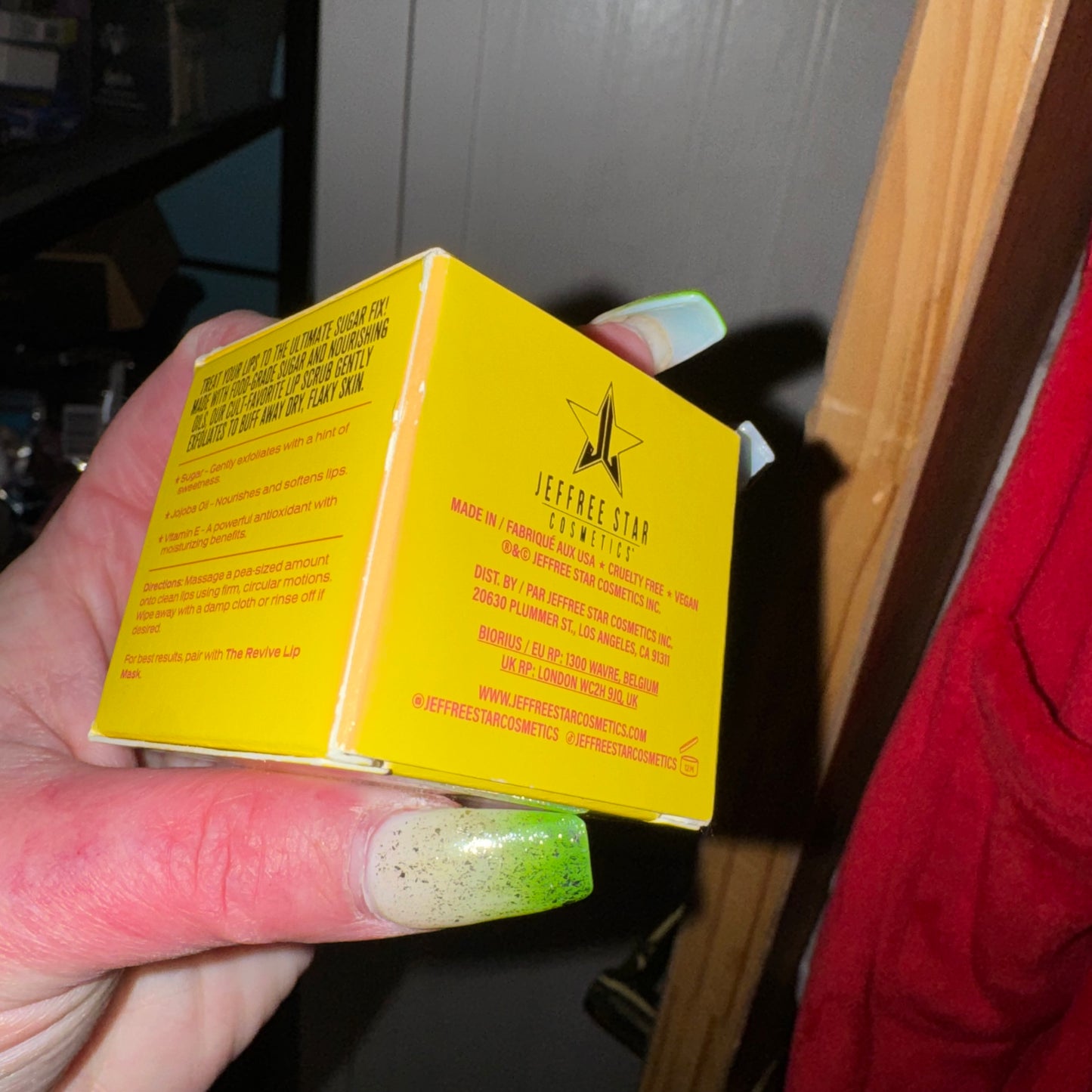 Velour lip scrub - lemon ice box cookies
