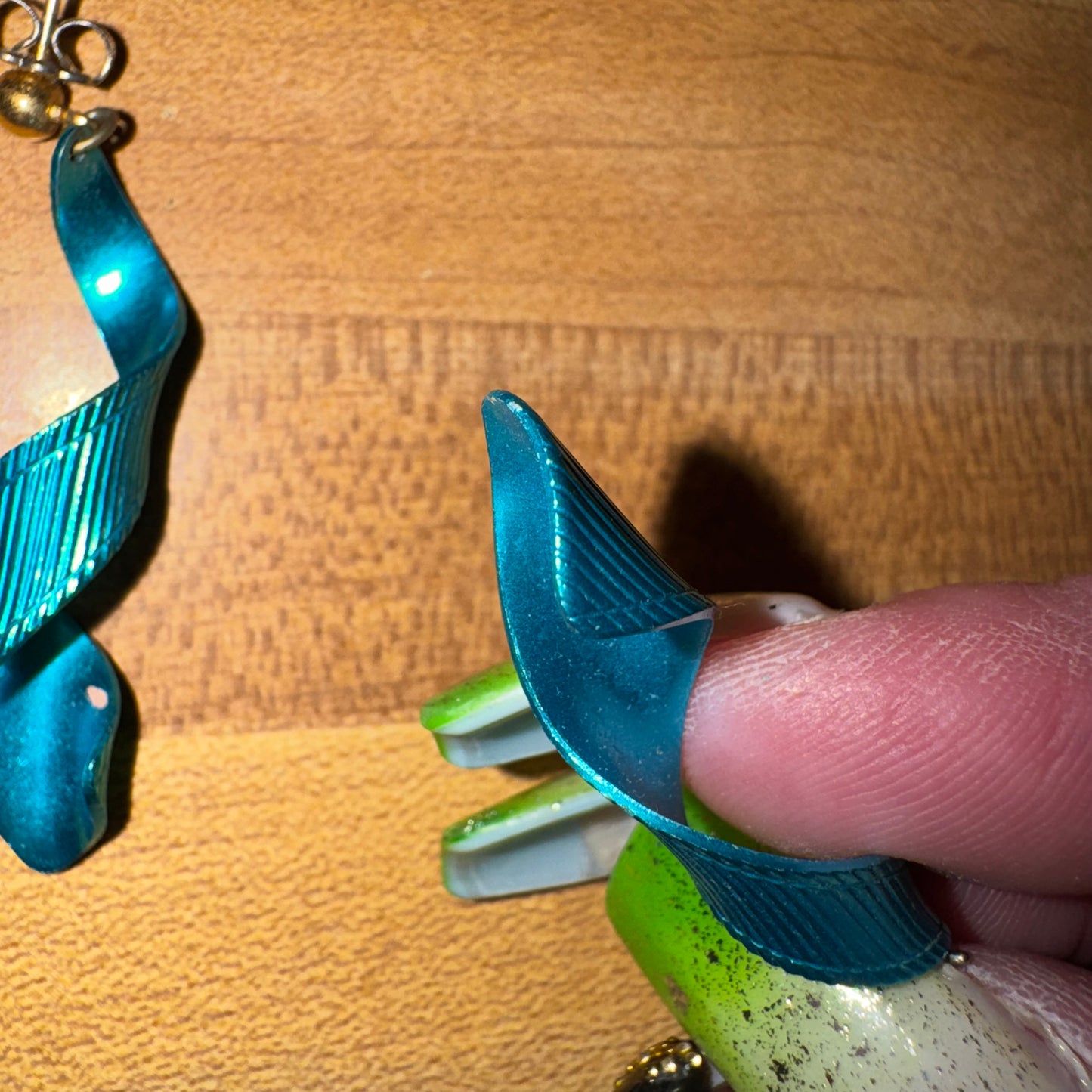 Vintage Avon confetti earrings