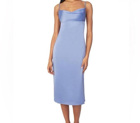 Cowl midi dress