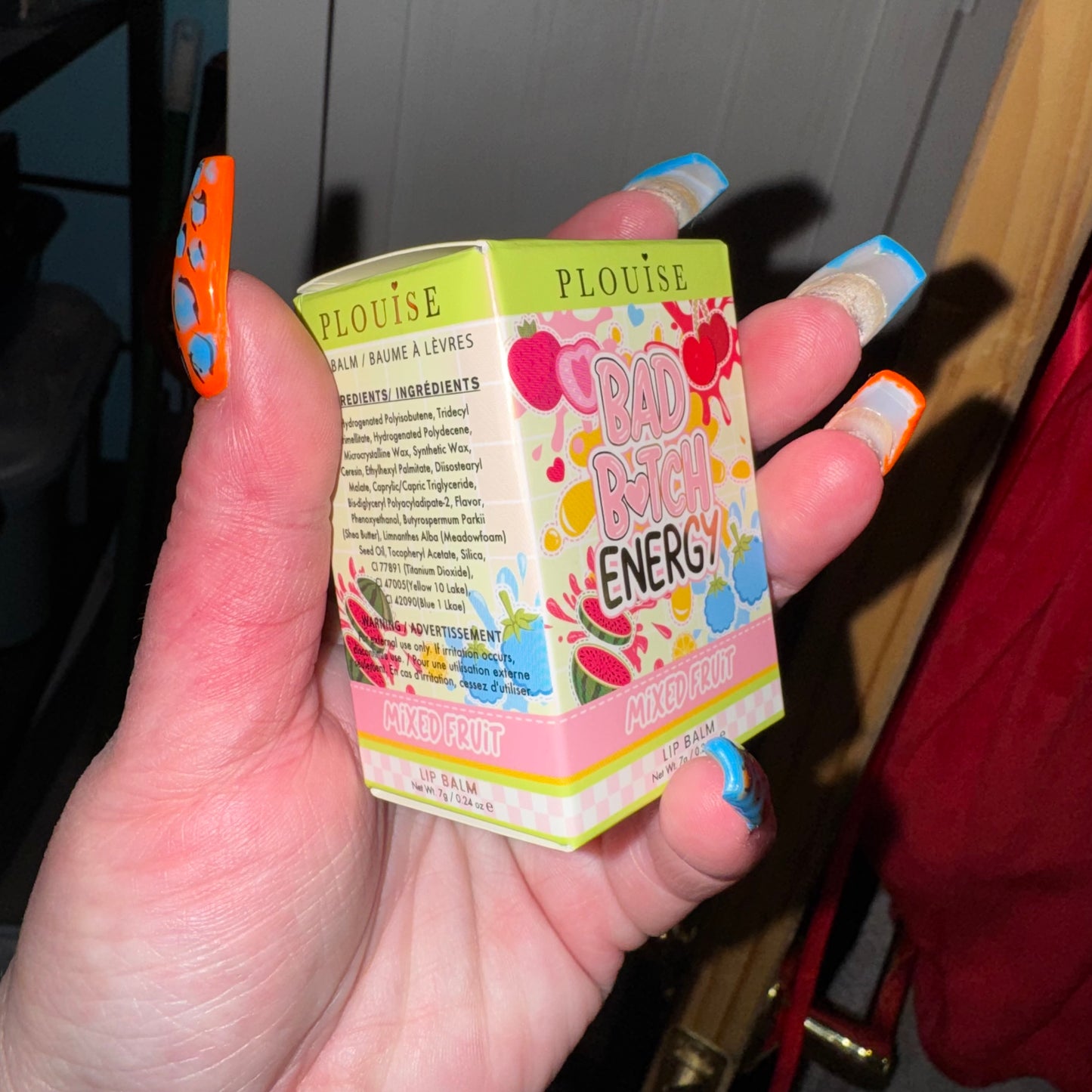 Keychain lip balm