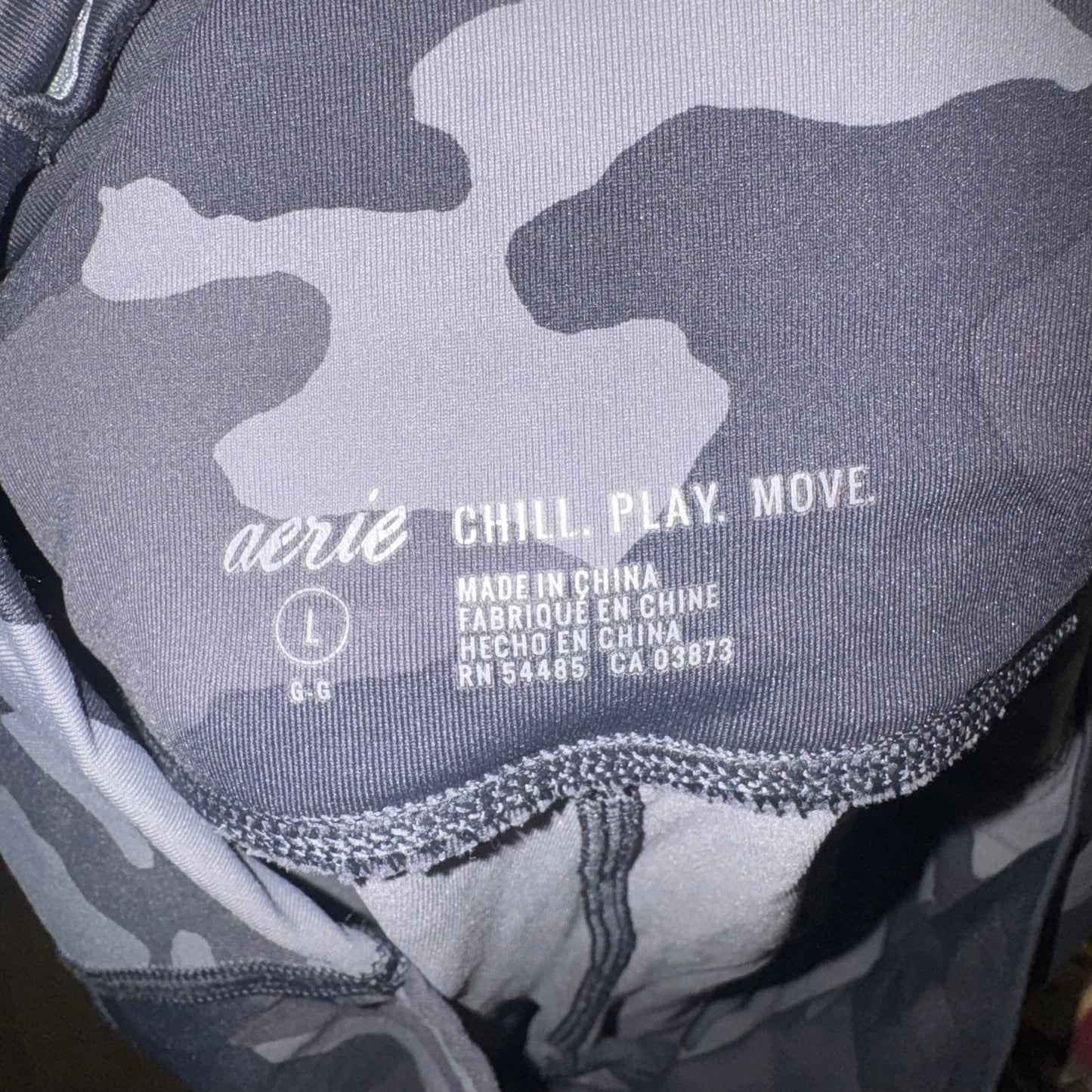 Aerie gray camo leggings