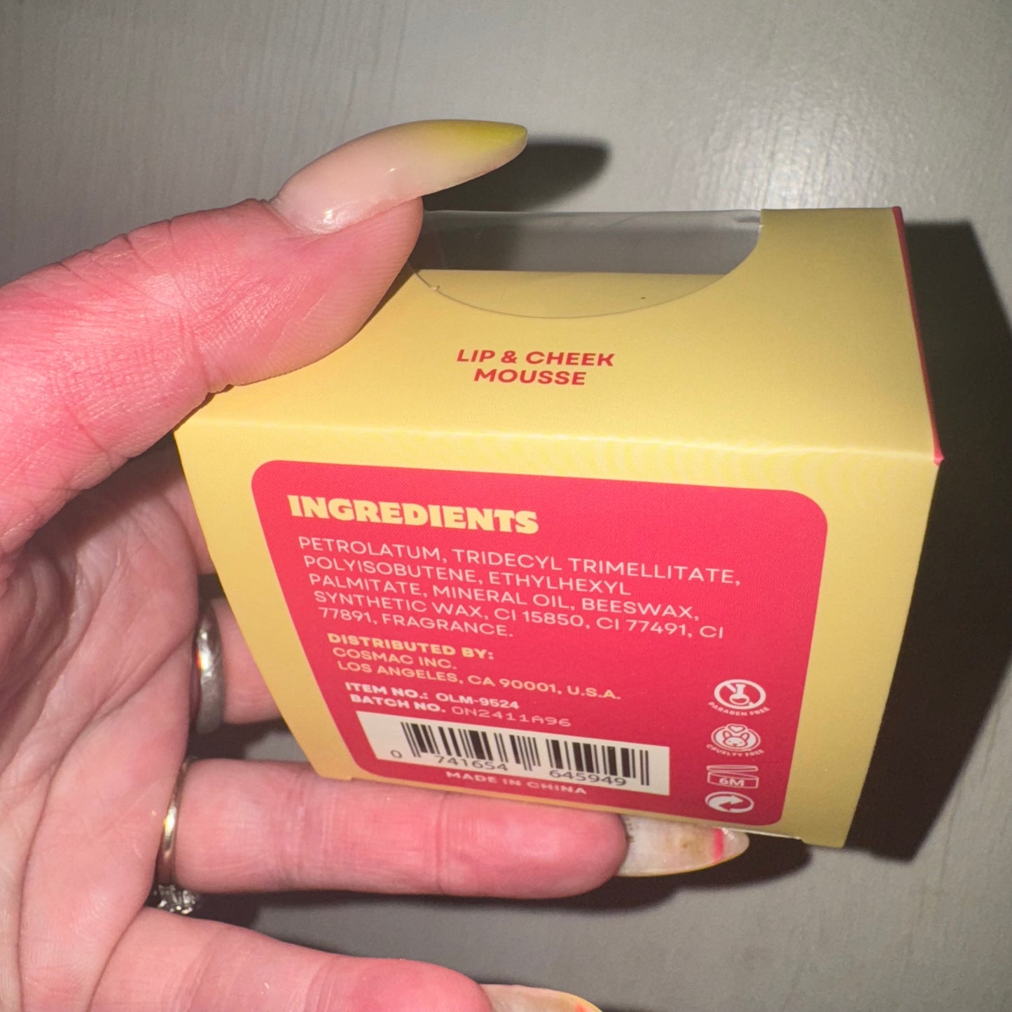 Soft hearted lip & cheek mousse