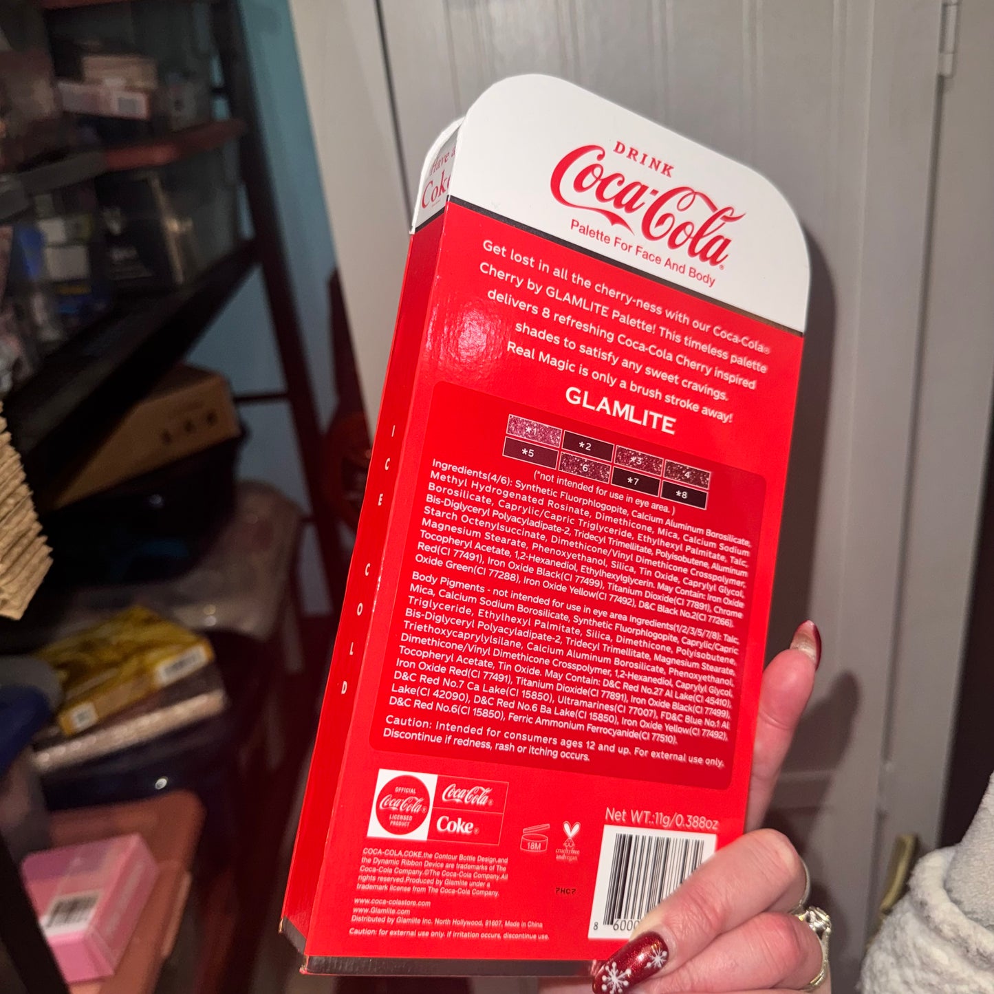 Coca Cola cherry eyeshadow palette